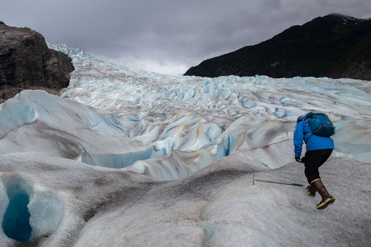 Hiking on the Glacier