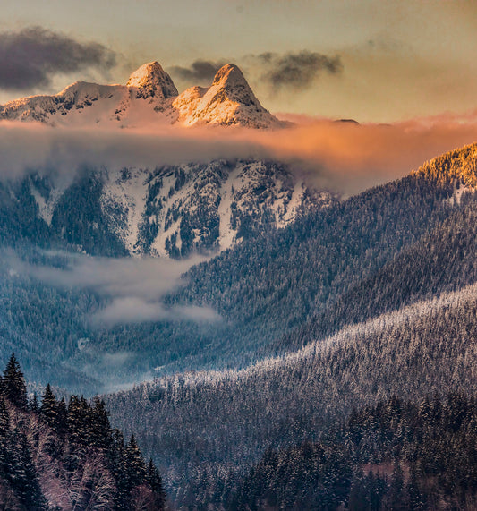 Majestic mountain Winter