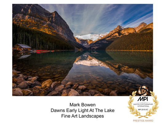 Award Dawns early light at the lake