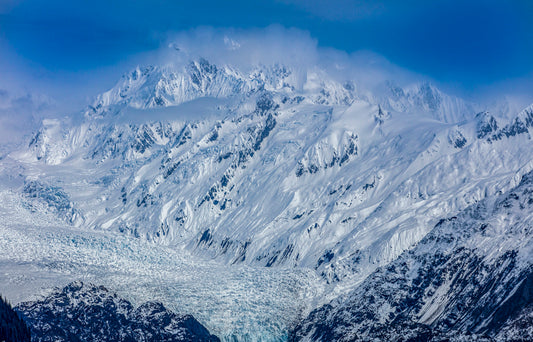 Summit Veil Over a Frozen Empire