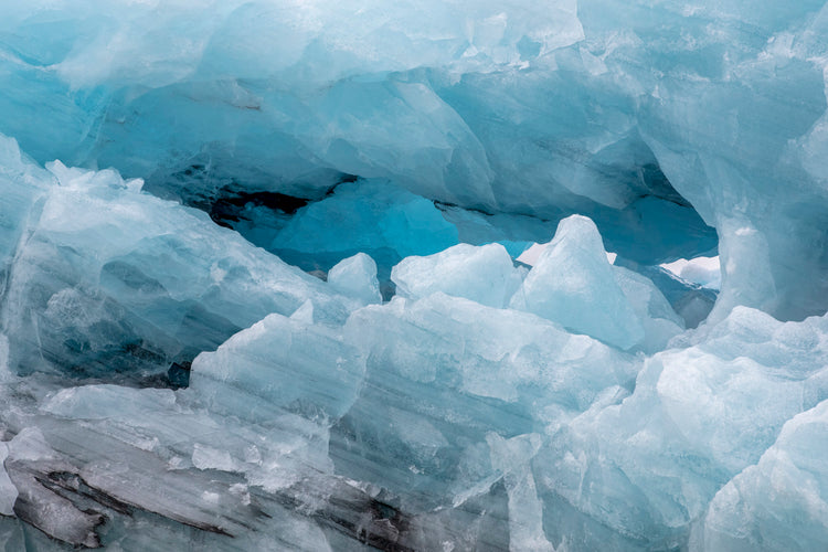 Crystal Passage Beneath the Glacier