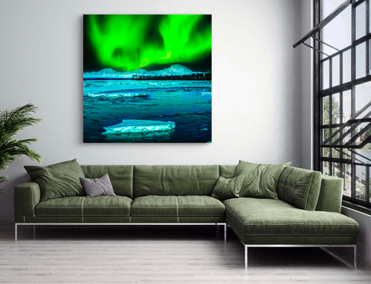 Denali Northern Lights Illumination