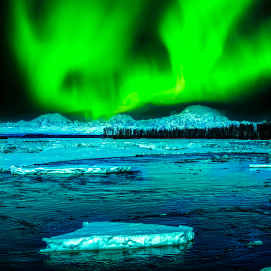Denali Northern Lights Illumination