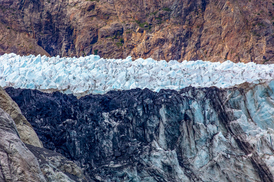Glacial Descent Through Alpine Valleys
