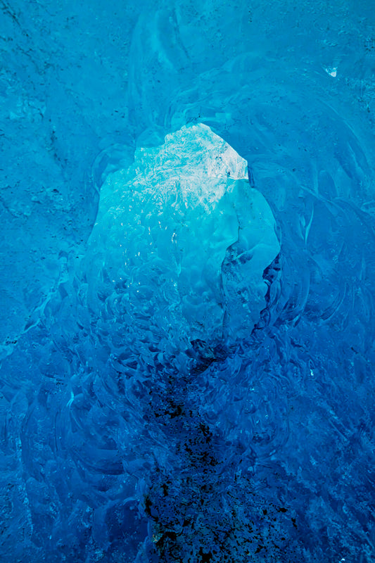 Ice Cave Footprints