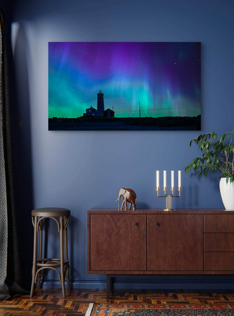 Icelandic Lighthouse Light Show