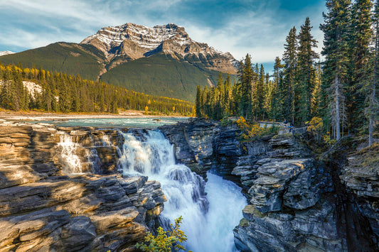 Jasper Rocky Mountain Waterfall