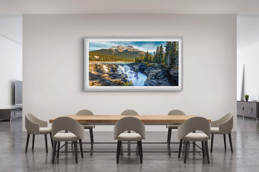 Jasper Rocky Mountain Waterfall