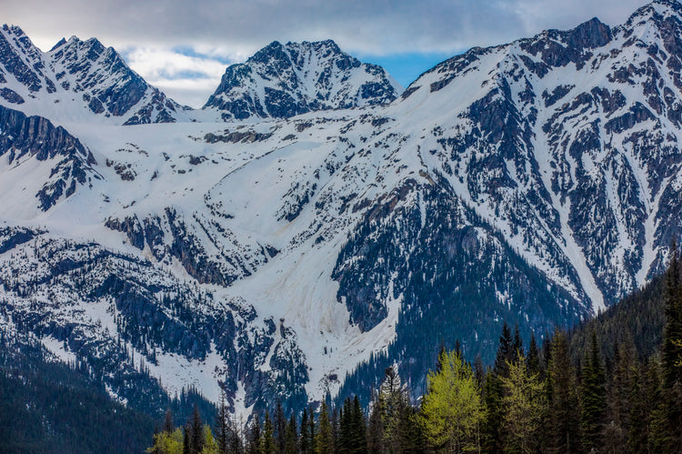 Majestic Icy Slopes of the Alpine Realm
