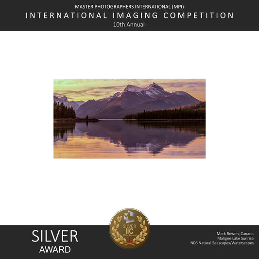 Award Maligne-Lake-Sunrise