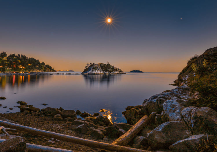 Moonlit and Sunset Cove