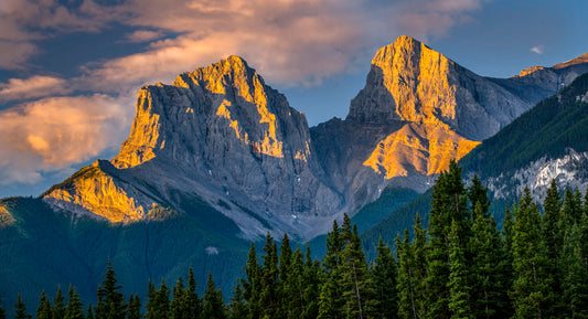Morning Glory on the Three Sisters Peaks