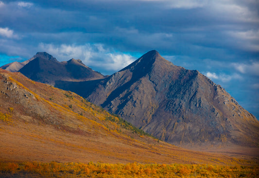 Peaks Beneath a Moody Sky
