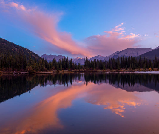 Rockies Lake Reflection