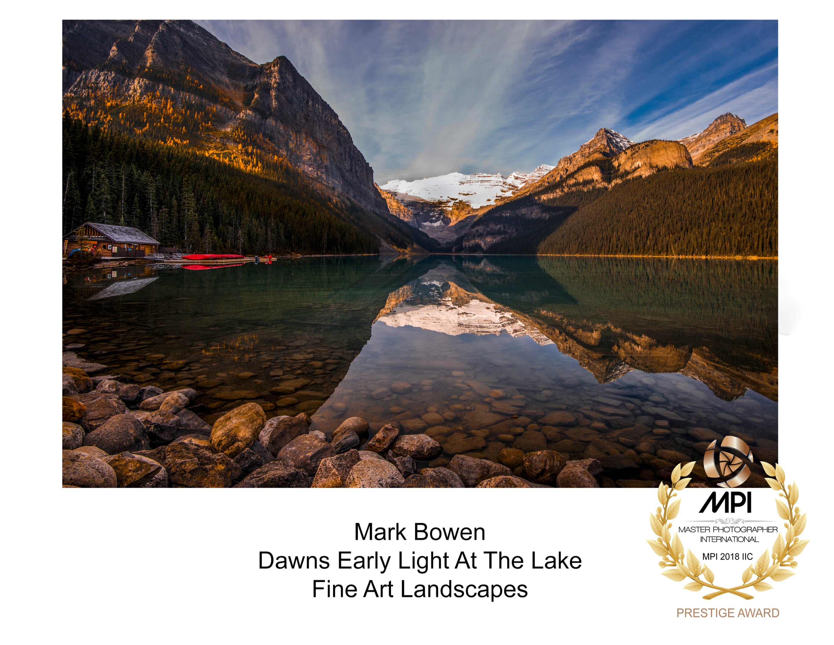 Award Dawns early light at the lake