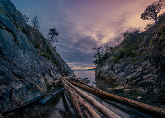 The Cove At Sunset