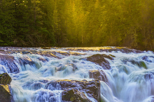 The Falls At Sunset