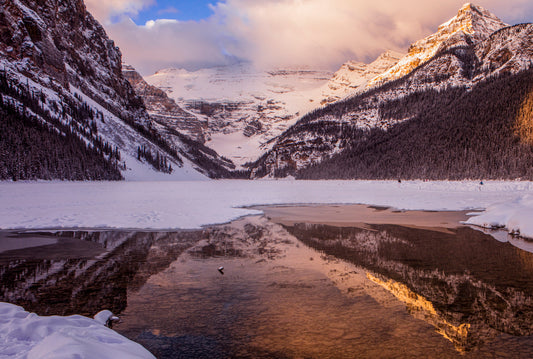 Winter Glow at Lake Louise