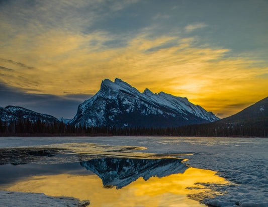 Winter Mountain Sunrise
