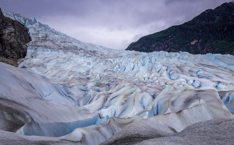 hiking up the glacier 5