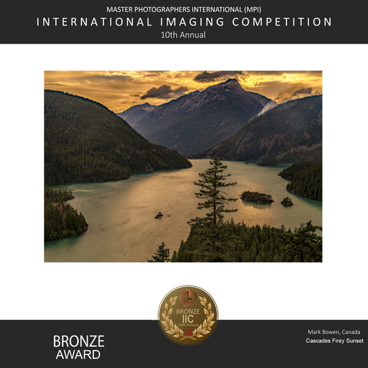 Award Cascades Sunset