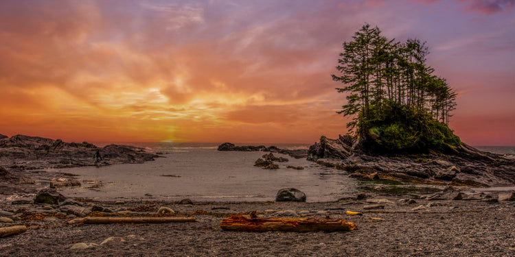 coastal sunset at the island 2